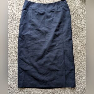 Pendleton Classic Navy Women's Pencil Skirt 100% Virgin Wool Size 6 Old Money